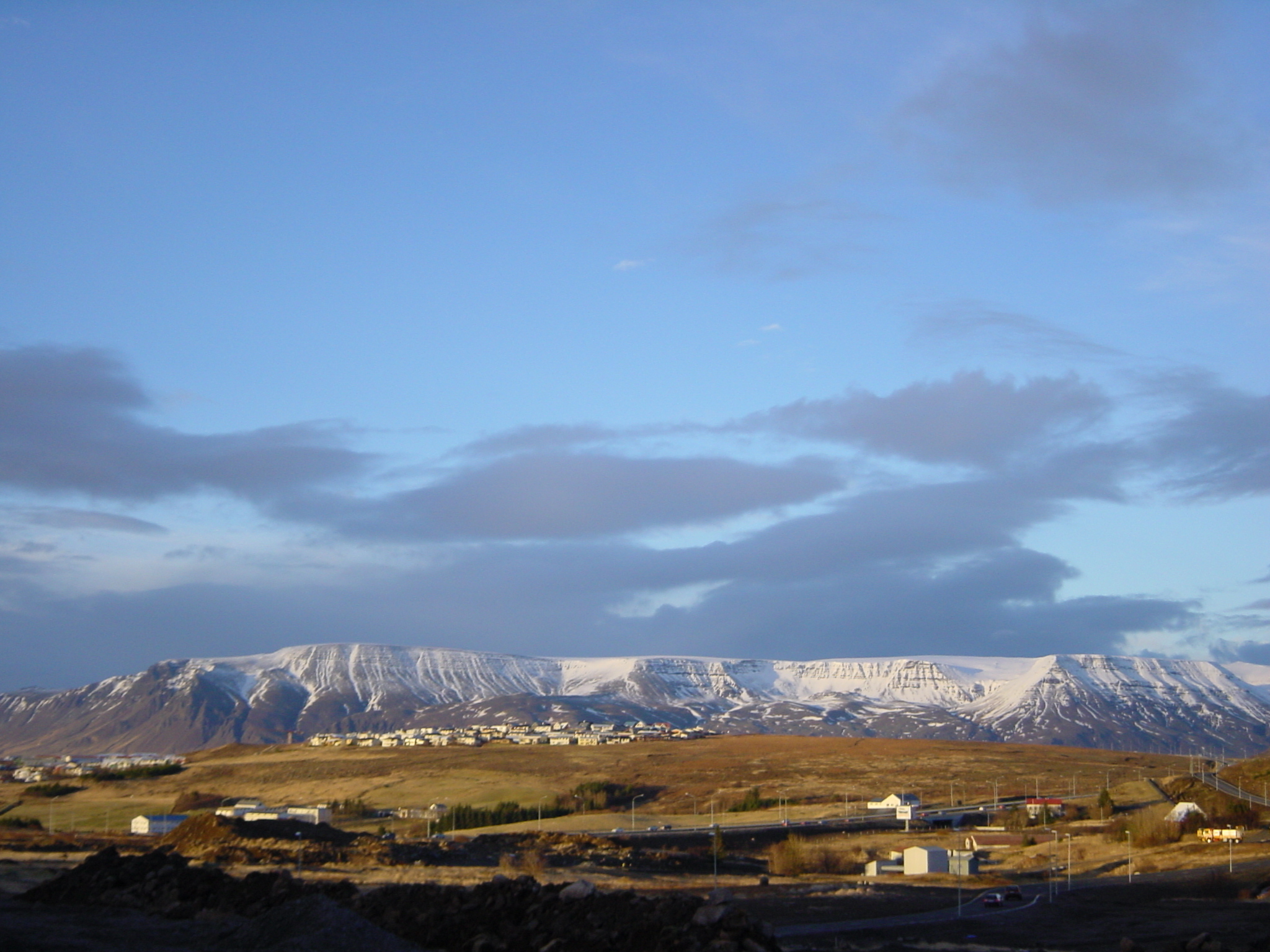 Photo Islande Route 39 vers Reykjavik 2003-03 23