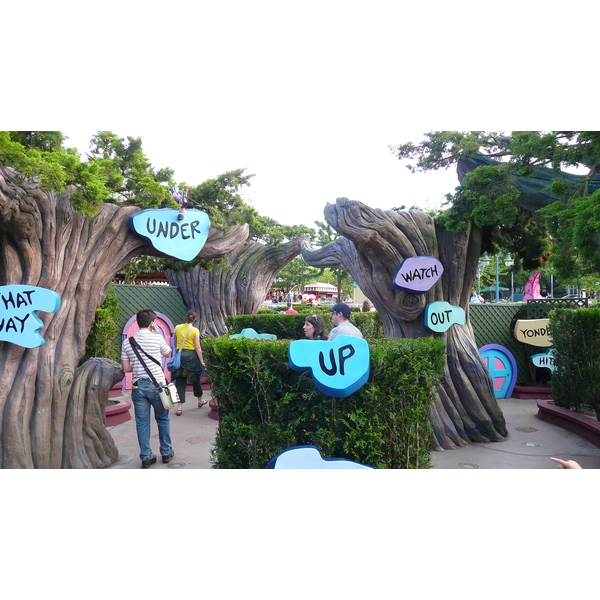 Photo France Disneyland Paris Le Labyrinthe d'Alice 2007-07 21