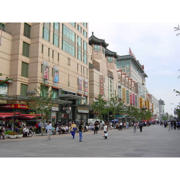 Photo Chine Pékin Rue Wangfujing 2002-05 21