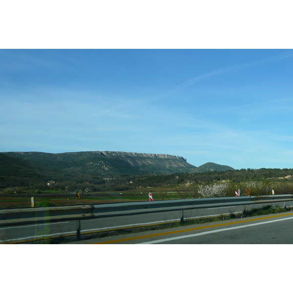 Photo France Côte d'Azur route A8 de Le Luc à Aix 2008-04 65