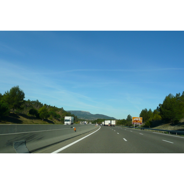 Photo France Côte d'Azur route A8 de Le Luc à Aix 2008-04 7