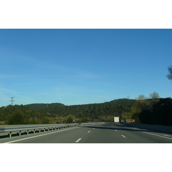 Photo France Côte d'Azur route A8 de Le Luc à Aix 2008-04 77