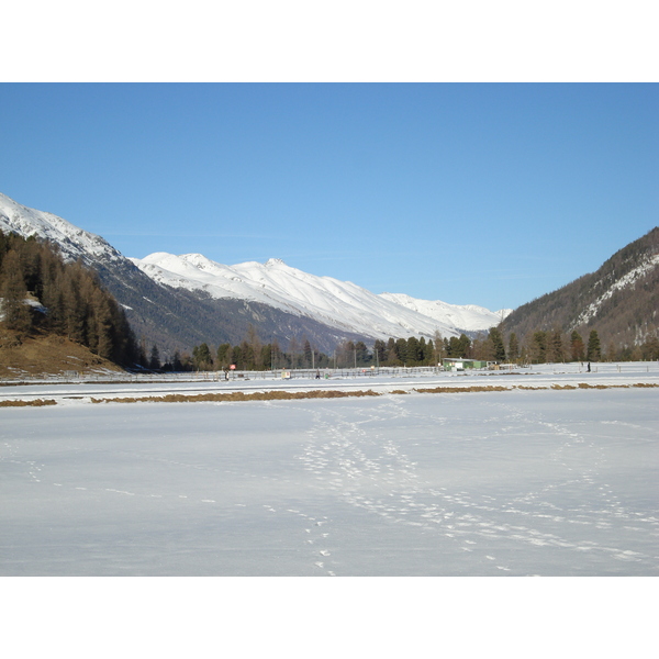 Photo Suisse Route de Pontresina à Saint Moritz 2007-01 2