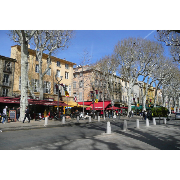 Photo France Aix en Provence Cours Mirabeau 2008-04 17