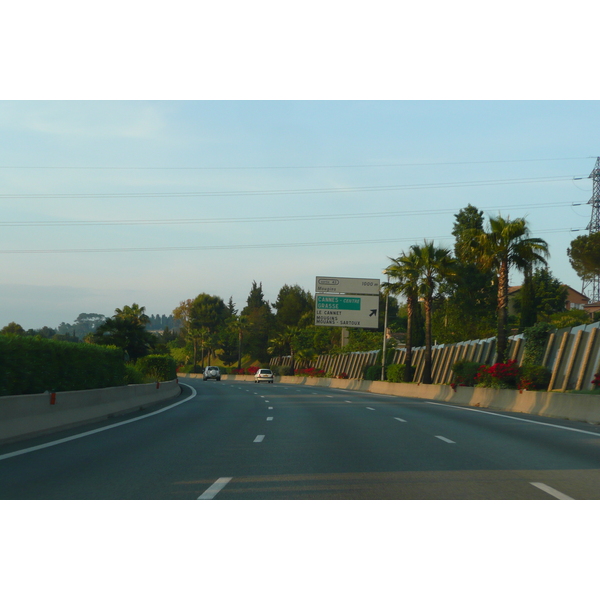 Photo France Côte d'Azur Route de Le Luc à Cannes 2008-05 22