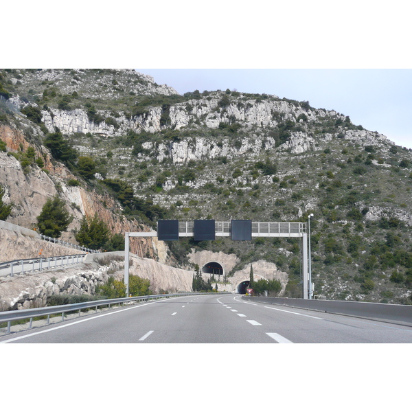Photo France Côte d'Azur route de Nice à Menton 2008-03 24