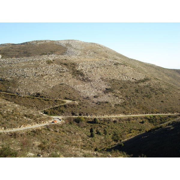 Photo France Côte d'Azur route du Col de Vence 2007-01 22