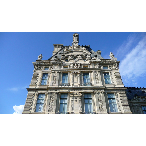 Photo France Paris Le Louvre Facade sur Seine du Louvre 2007-07 14
