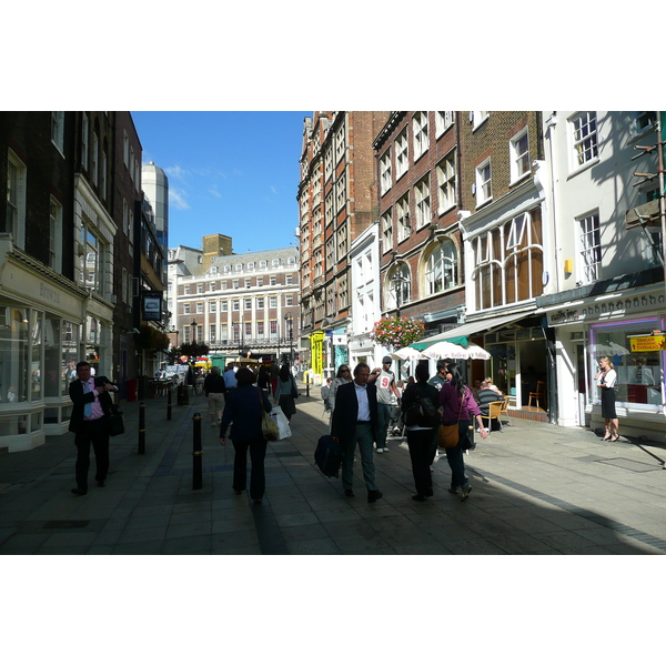 Photo Royaume-Uni Londres Rue South Molton 2007-09 3