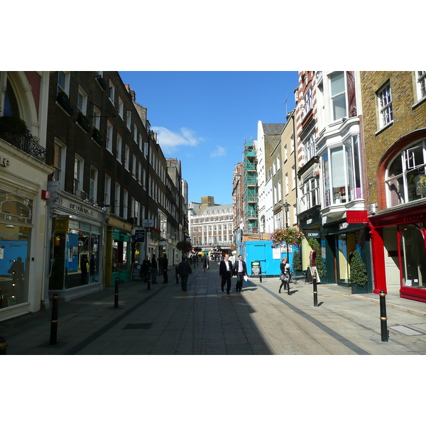 Photo Royaume-Uni Londres Rue South Molton 2007-09 13