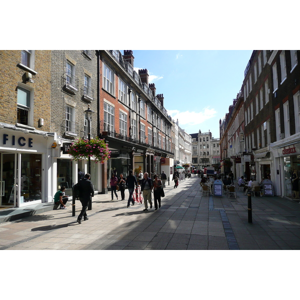 Photo Royaume-Uni Londres Rue South Molton 2007-09 18
