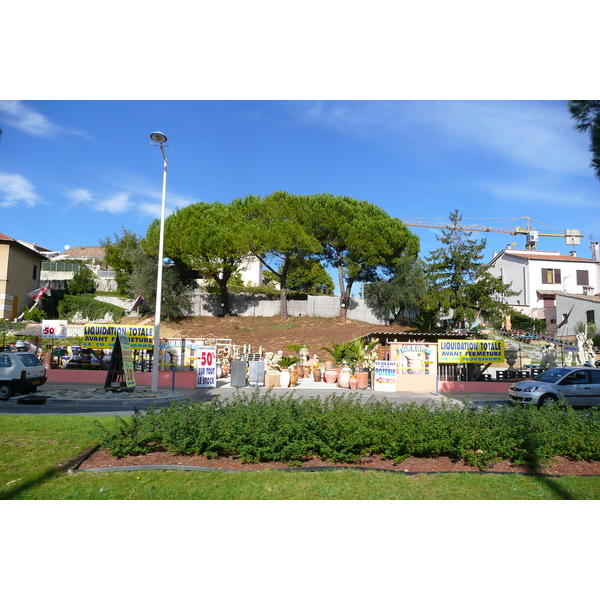 Photo France Côte d'Azur Route de Cagnes sur Mer à Nice 2007-10 10