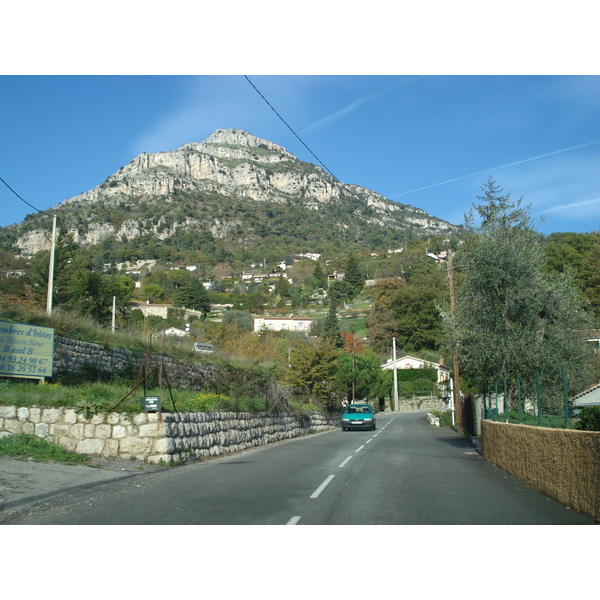 Photo France Côte d'Azur Route de Vence à Saint Jeannet 2006-12 9