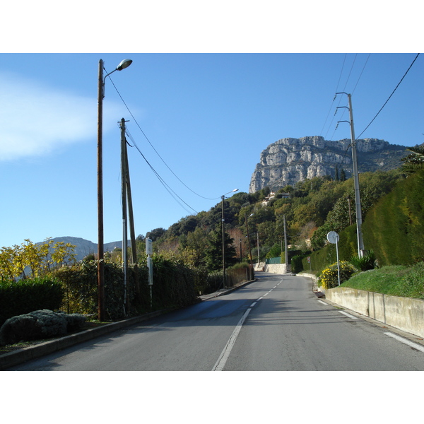 Photo France Côte d'Azur Route de Vence à Saint Jeannet 2006-12 21