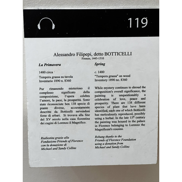 Photo Italie Florence Galerie des Offices 2022-05 319