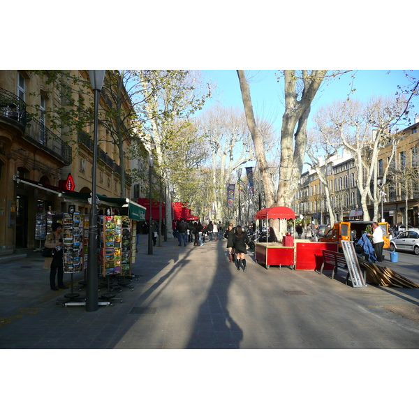 Photo France Aix en Provence Cours Mirabeau 2008-04 27