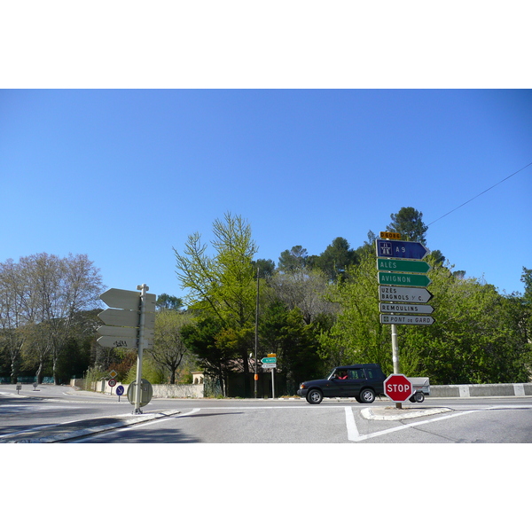Photo France Provence route de Beaucaire au Pont du gard 2008-04 46