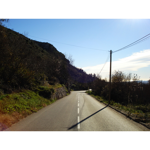 Photo France Côte d'Azur route du Col de Vence 2007-01 20