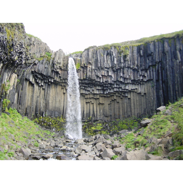 Photo Islande Svartifoss 2003-06 5