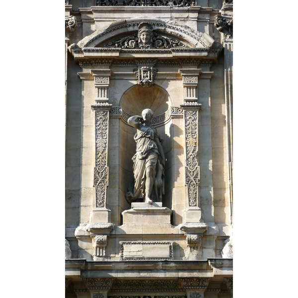 Photo France Paris Le Louvre Facade sur Seine du Louvre 2007-07 20