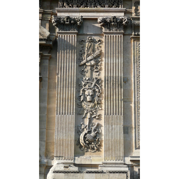 Photo France Paris Le Louvre Facade sur Seine du Louvre 2007-07 56
