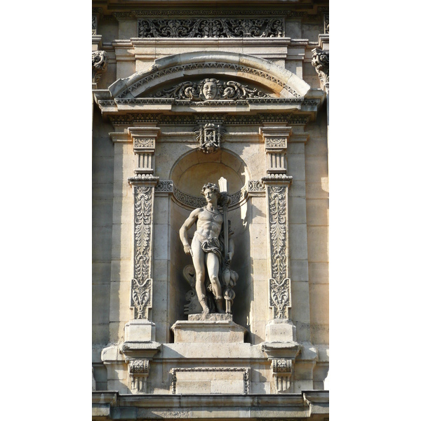 Photo France Paris Le Louvre Facade sur Seine du Louvre 2007-07 41