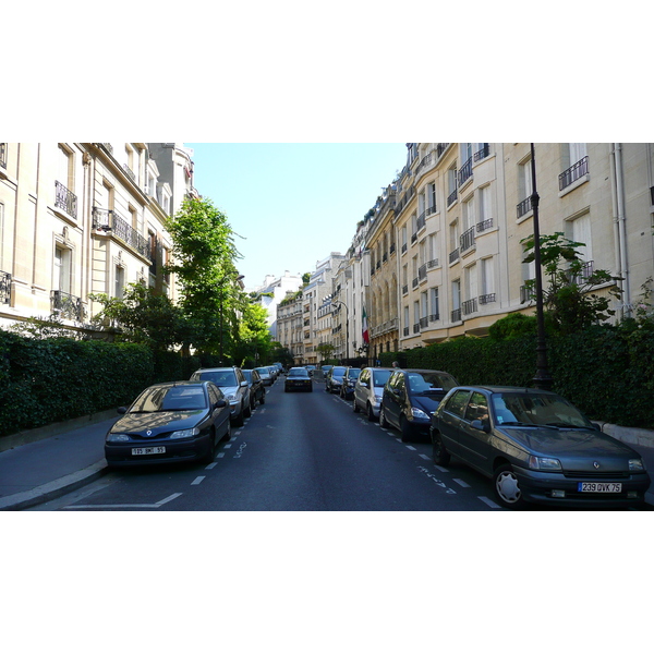 Photo France Paris 16eme Arrondissement Rue D'Andigné 2007-08 2