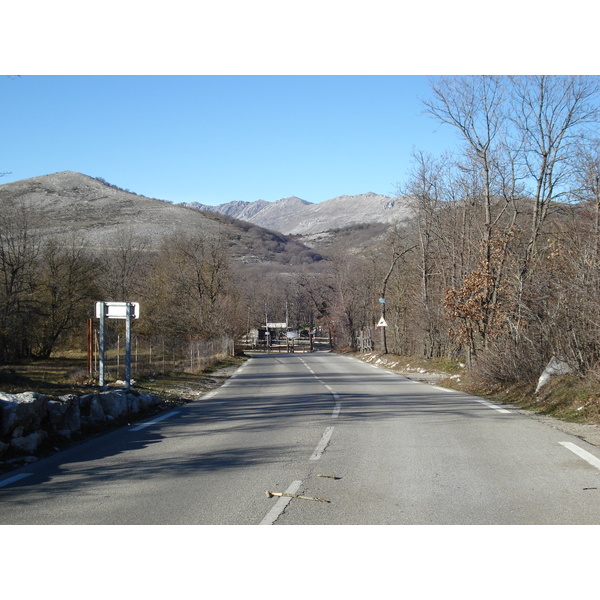 Photo France Côte d'Azur route du Col de Vence 2007-01 30