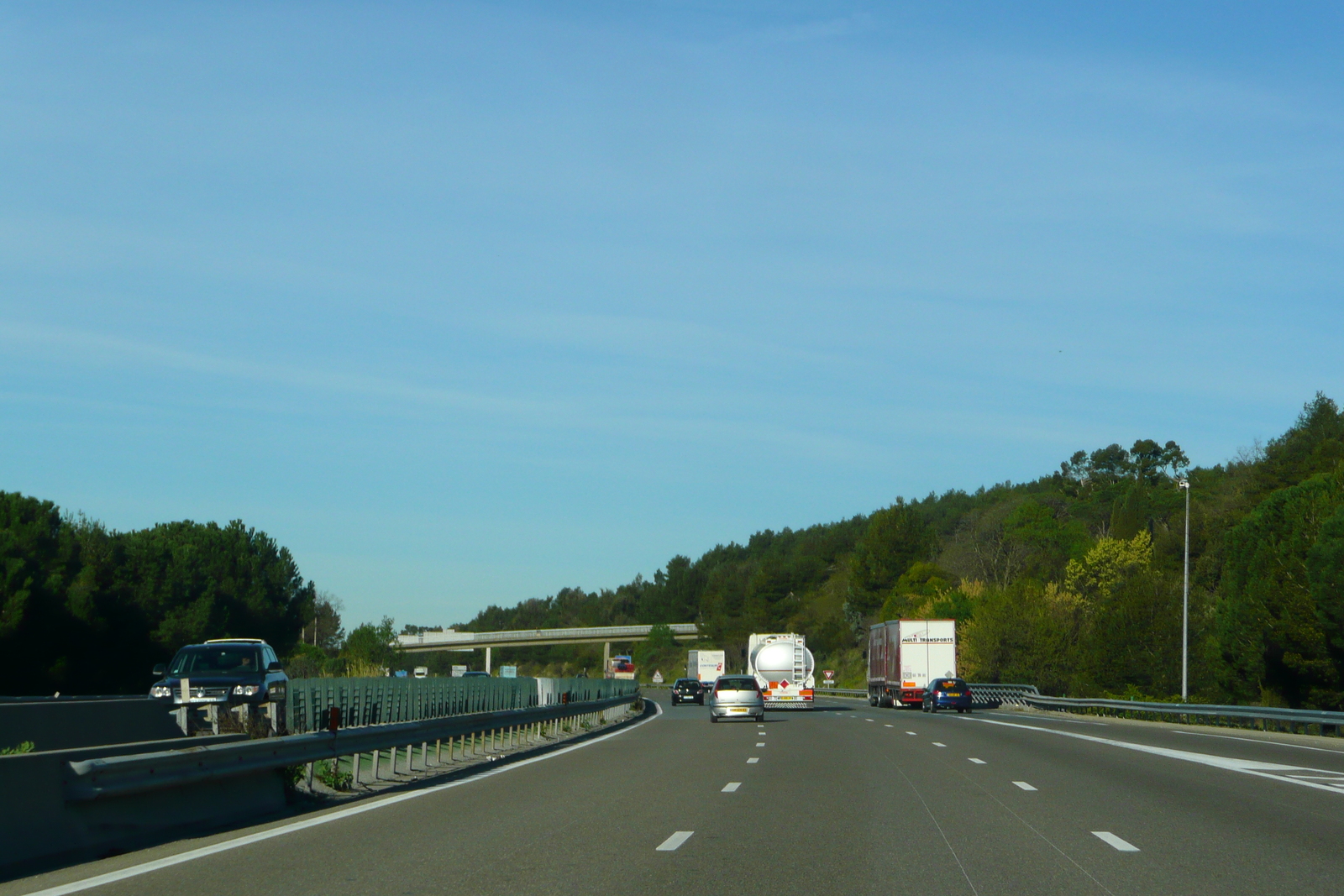 Photo France Côte d'Azur route A8 de Le Luc à Aix 2008-04 19