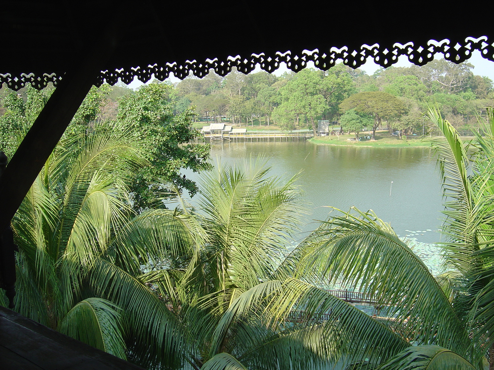 Photo Birmanie (Myanmar) Rangoun Hotel Kandawgyi Palace 2005-01 31