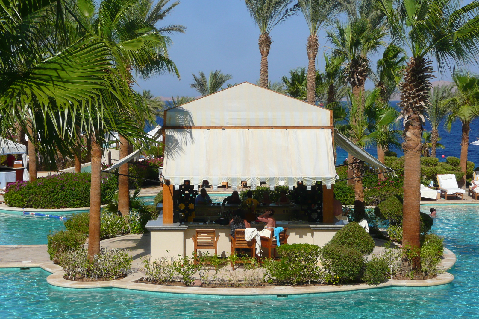Photo Égypte Sharm el Sheikh Hotel Four Seasons Piscine Four Seasons Al Waha 2008-06 30
