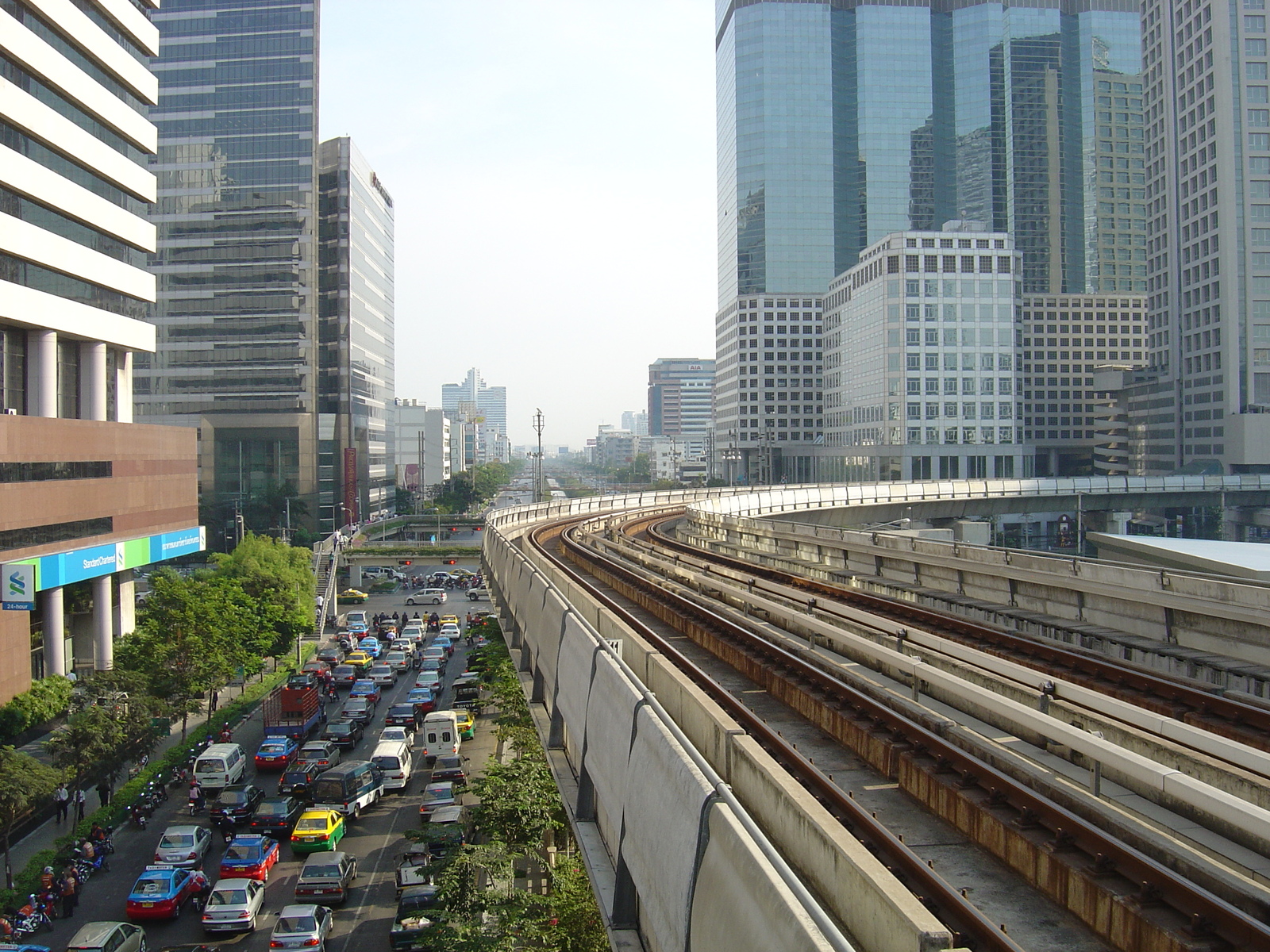 Photo Thaïlande Bangkok Sky Train 2004-12 31