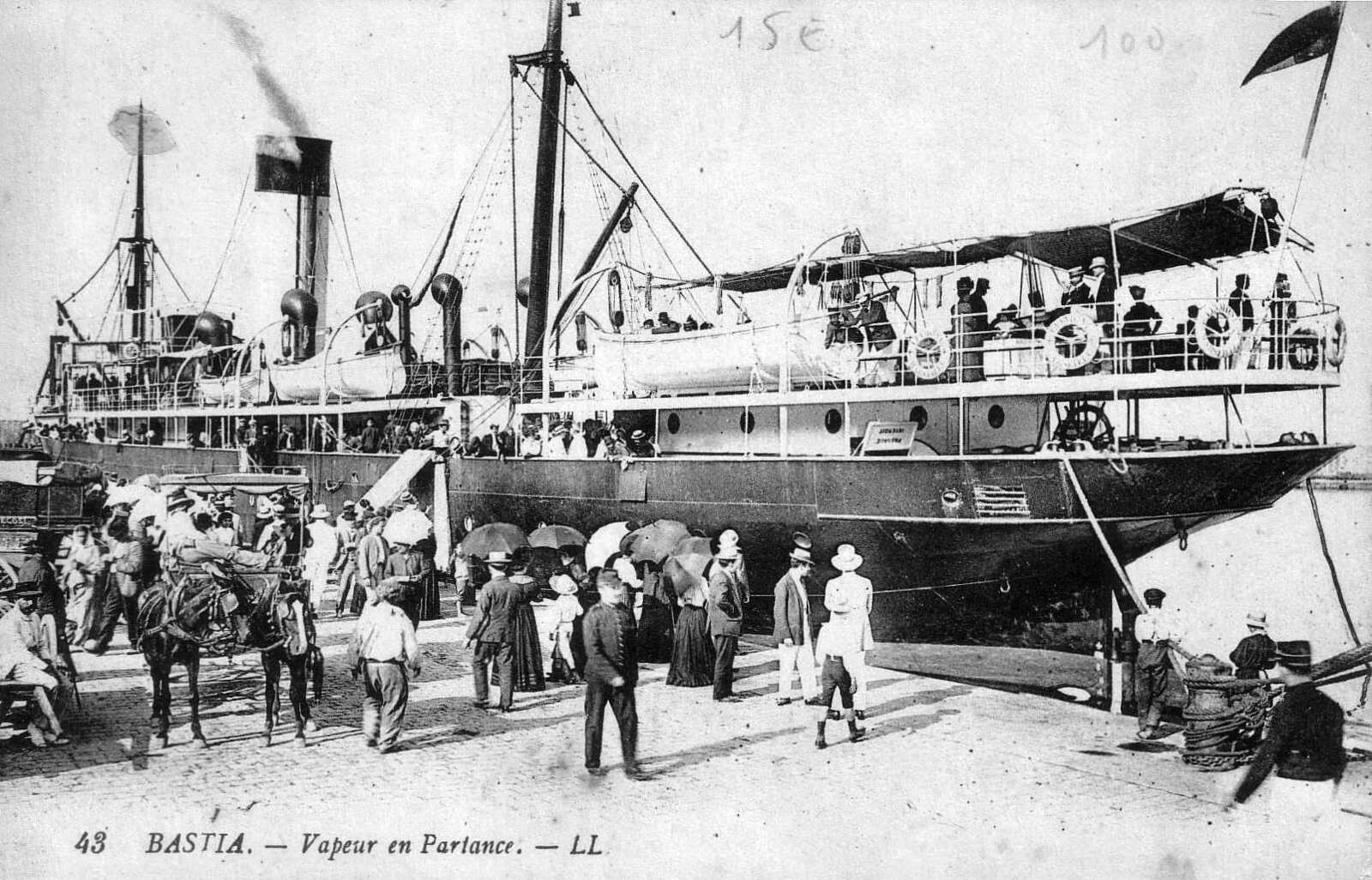 Photo France Corse Cartes postales anciennes Bastia 1900-01 61