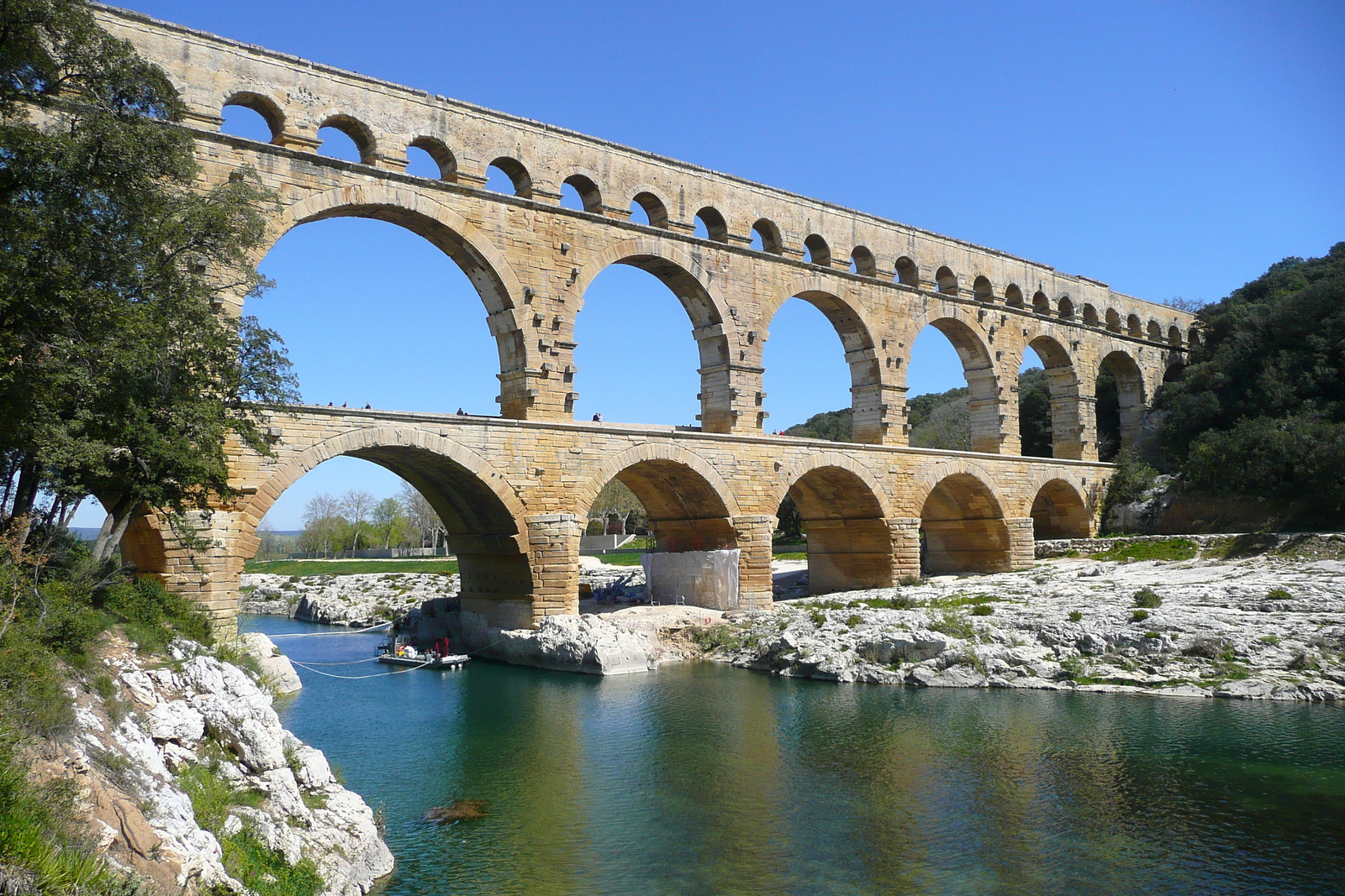 Photo France Pont du Gard 2008-04 13