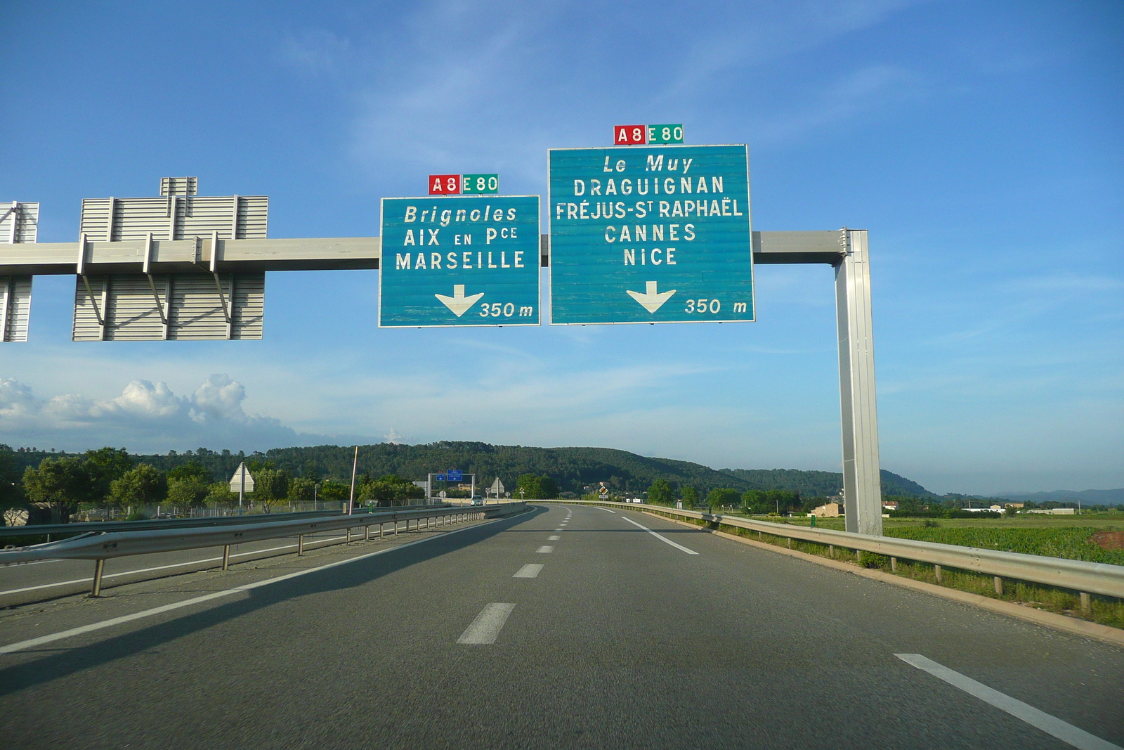 Photo France Côte d'Azur Route de Le Luc à Cannes 2008-05 24