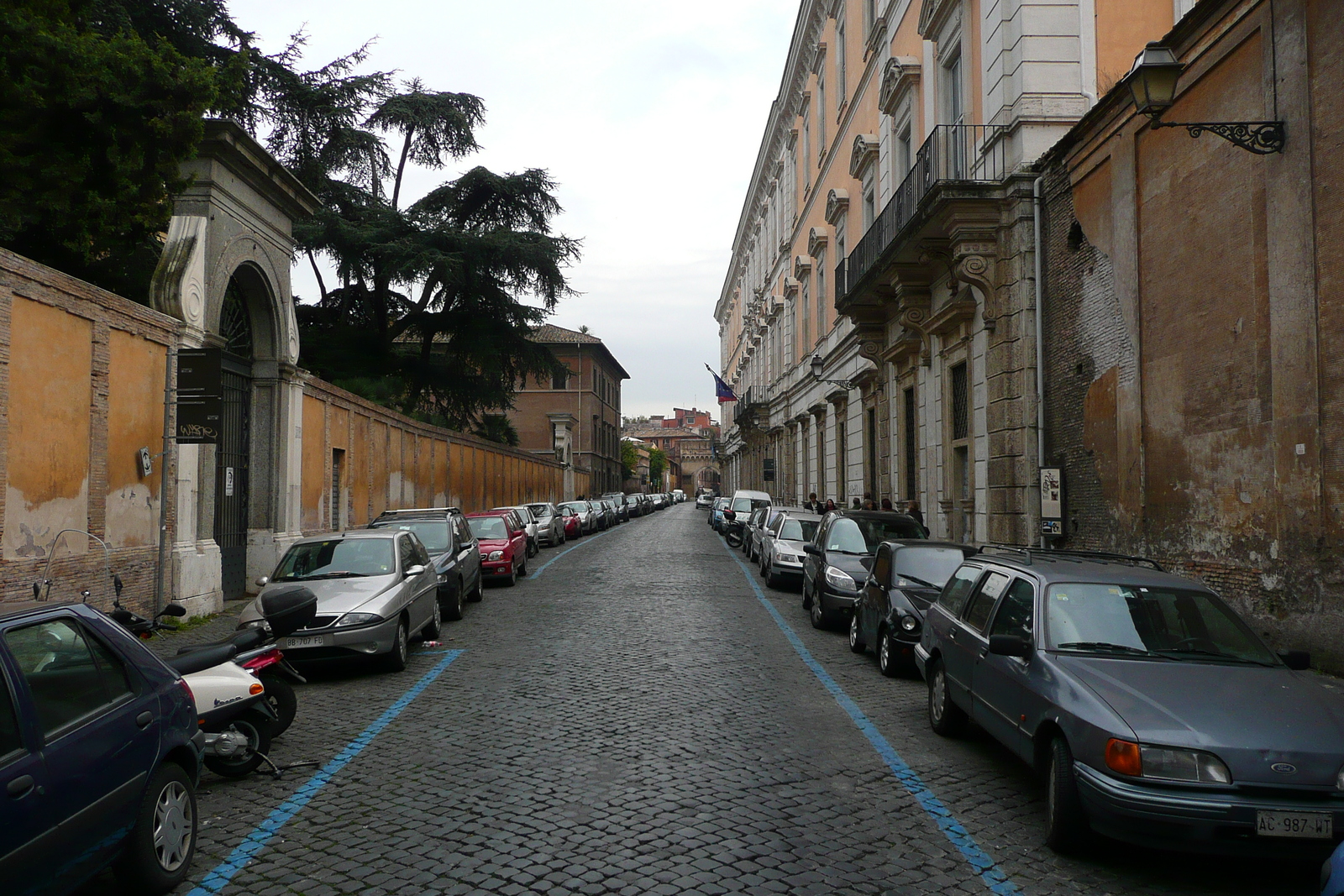 Photo Italie Rome rue della Lungara 2007-11 0