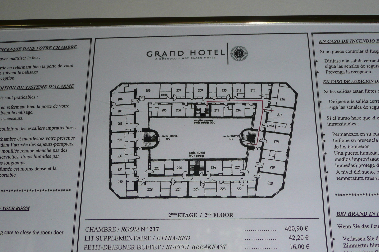 Photo France Lyon Grand Hotel Boscolo 2008-06 20