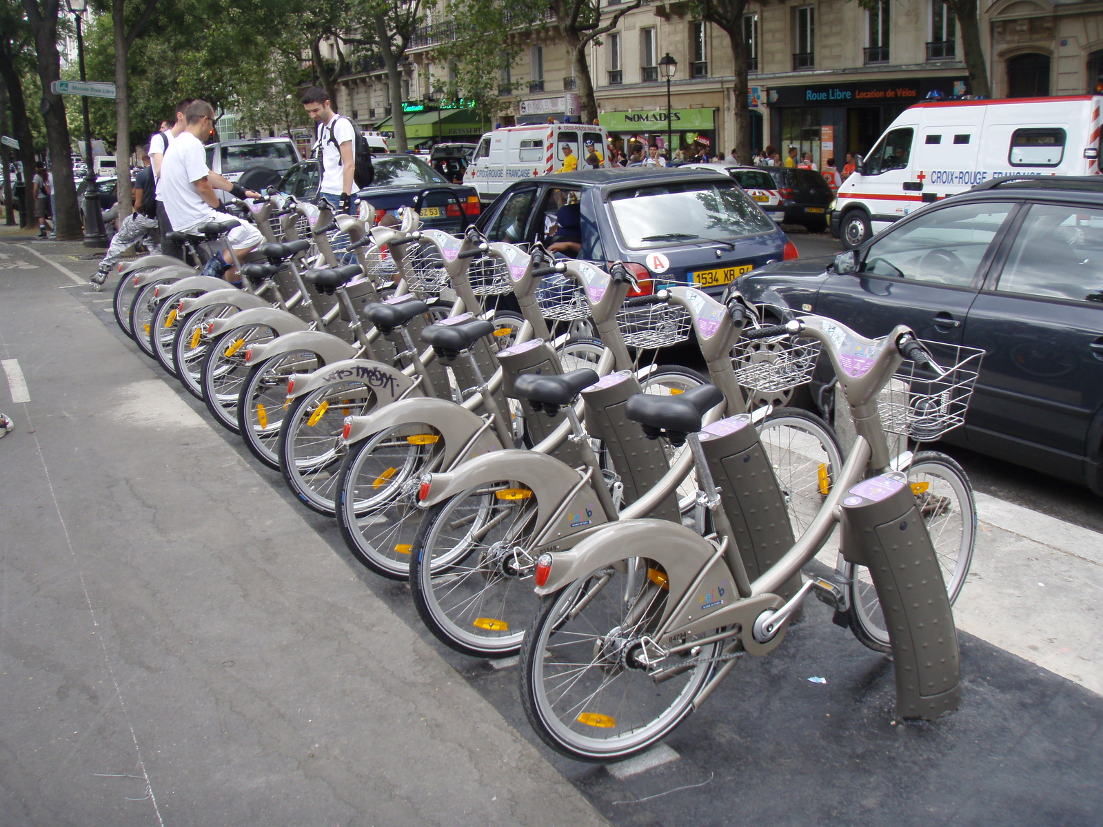 Photo France Paris Randonnée Roller et Coquillages 2007-07 10