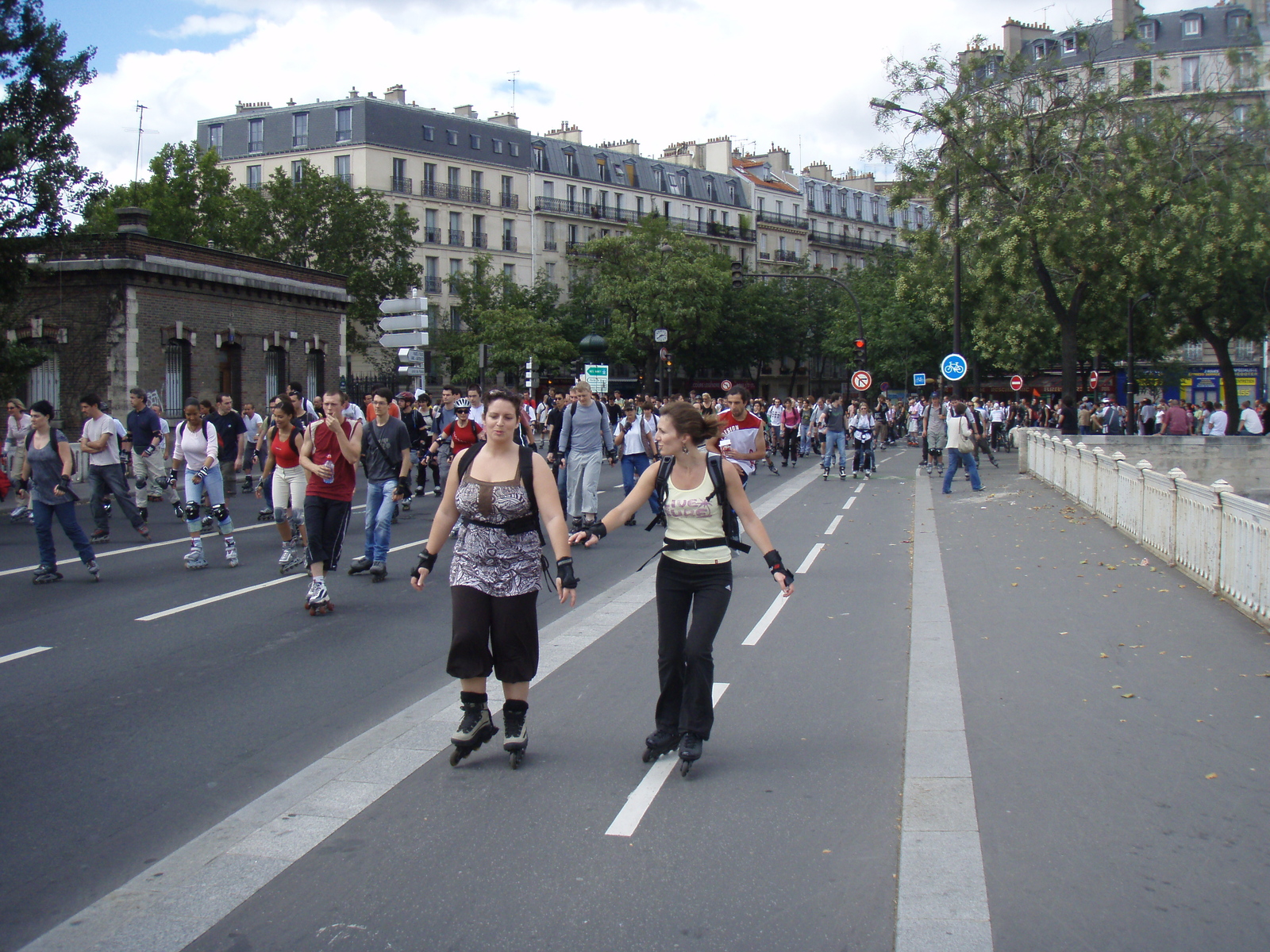 Photo France Paris Randonnée Roller et Coquillages 2007-07 121