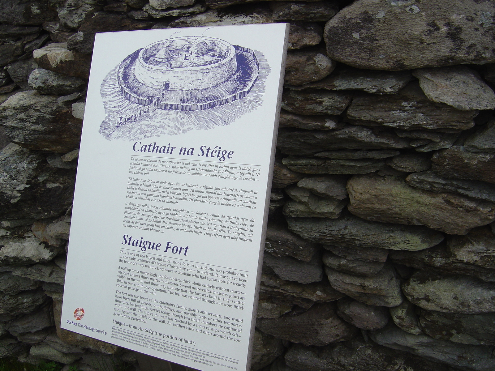 Photo Irlande Anneau du Kerry Fort Staigue 2004-05 26