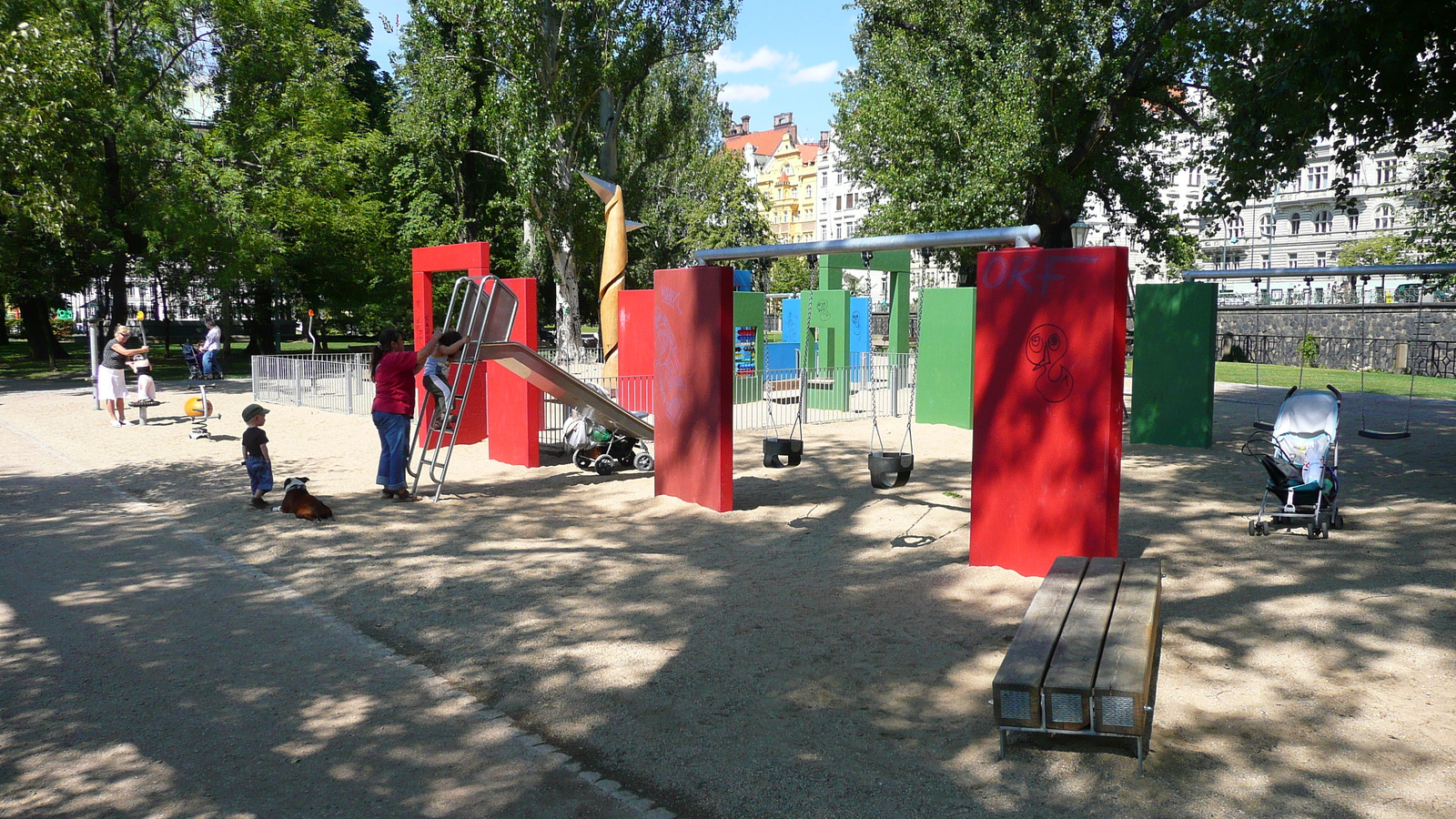 Photo République Tchèque Prague Jardin Zofin 2007-07 3