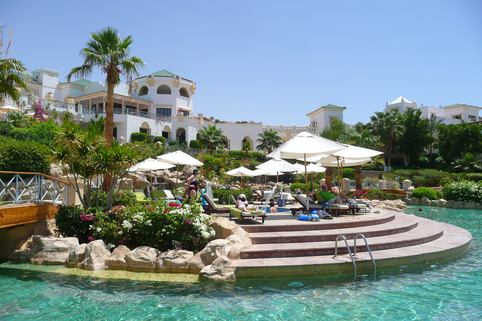 Photo Égypte Sharm el Sheikh Hôtel Hyatt Piscine Hyatt Sharm el Sheikh 2008-06 76