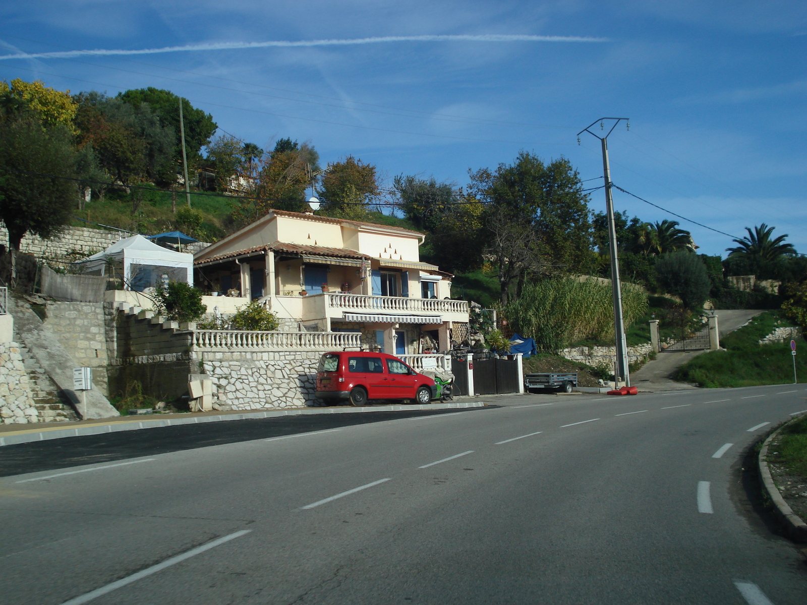 Photo France Côte d'Azur Route de Vence à Saint Jeannet 2006-12 68