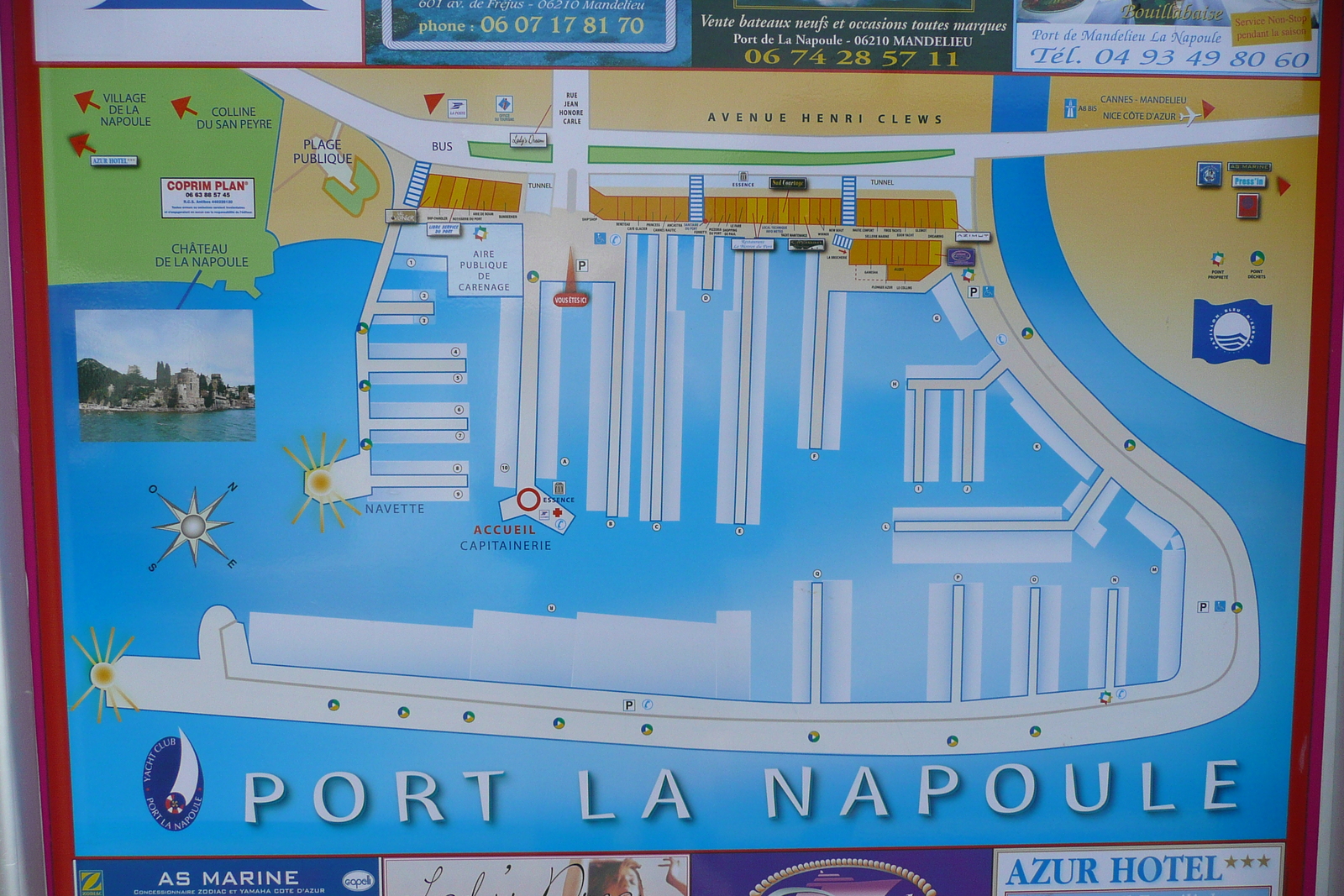 Photo France La Napoule Port La Napoule 2008-03 23