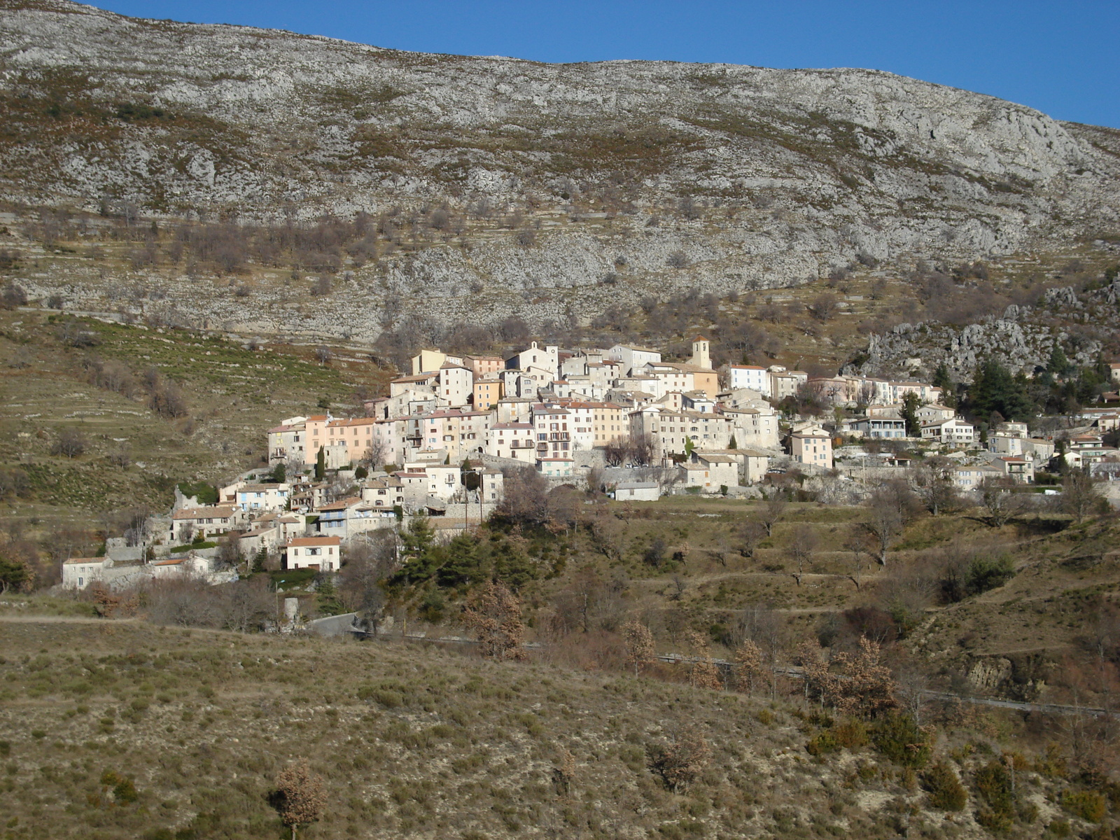 Photo France Côte d'Azur route de Vence à Coursegoule 2007-01 0