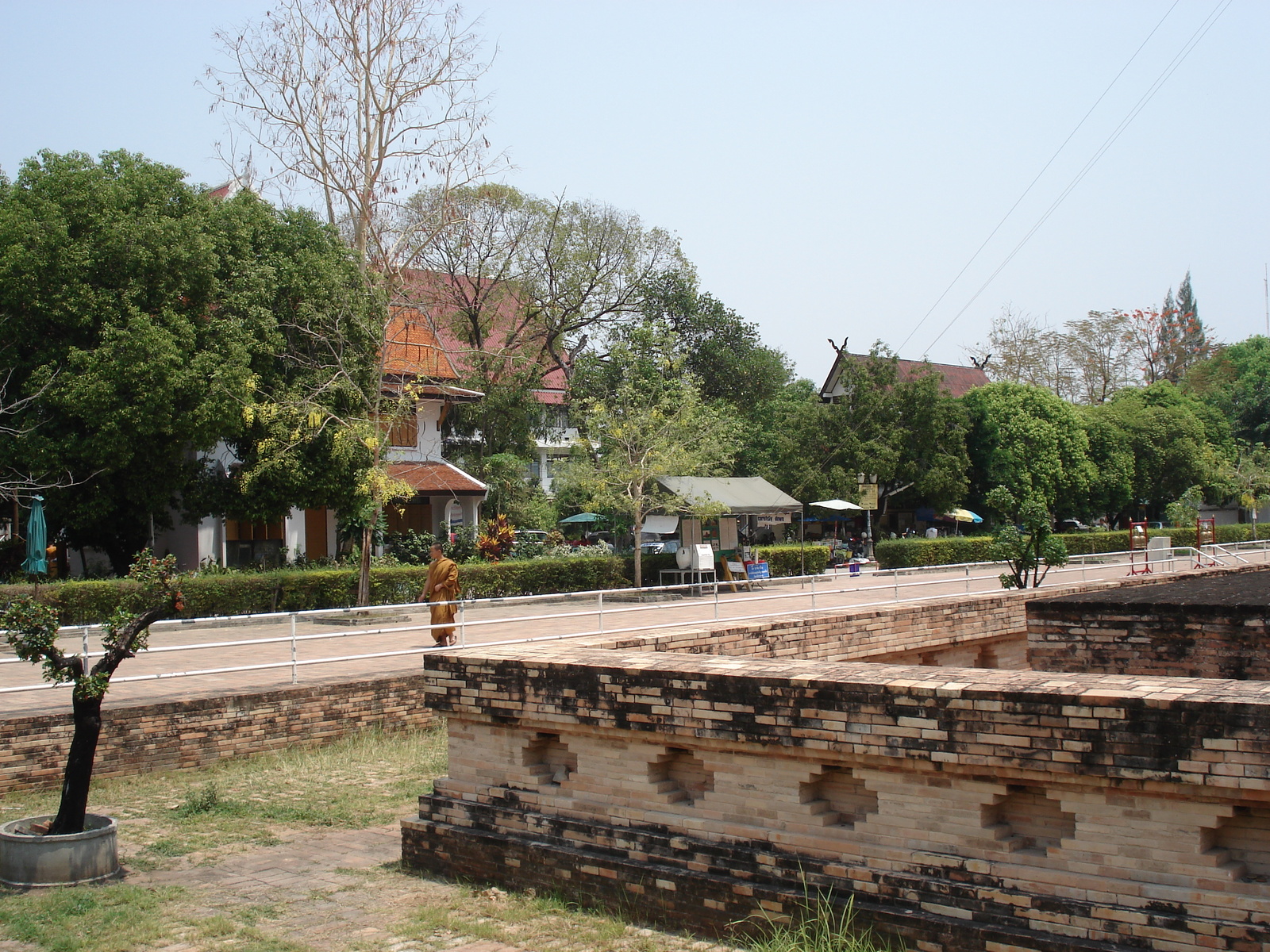 Photo Thaïlande Chiang Mai Centre(intra Canal) Temple Chediluang Varaviharn 2006-04 25