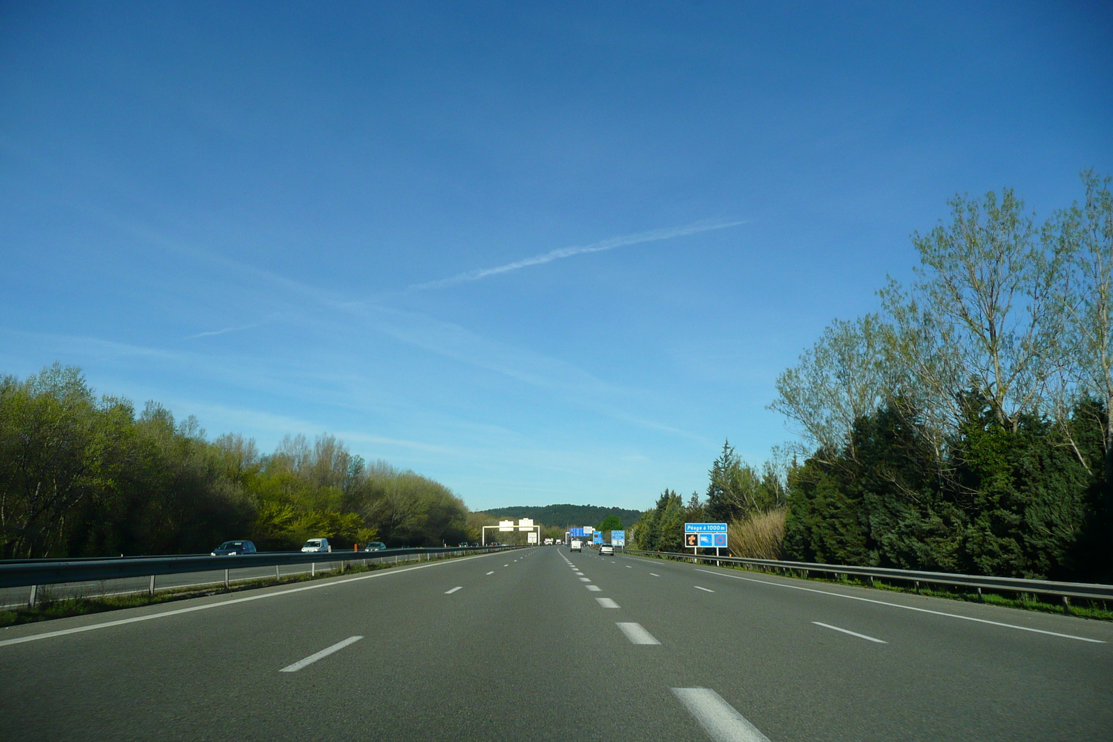 Photo France Côte d'Azur route A8 de Le Luc à Aix 2008-04 28