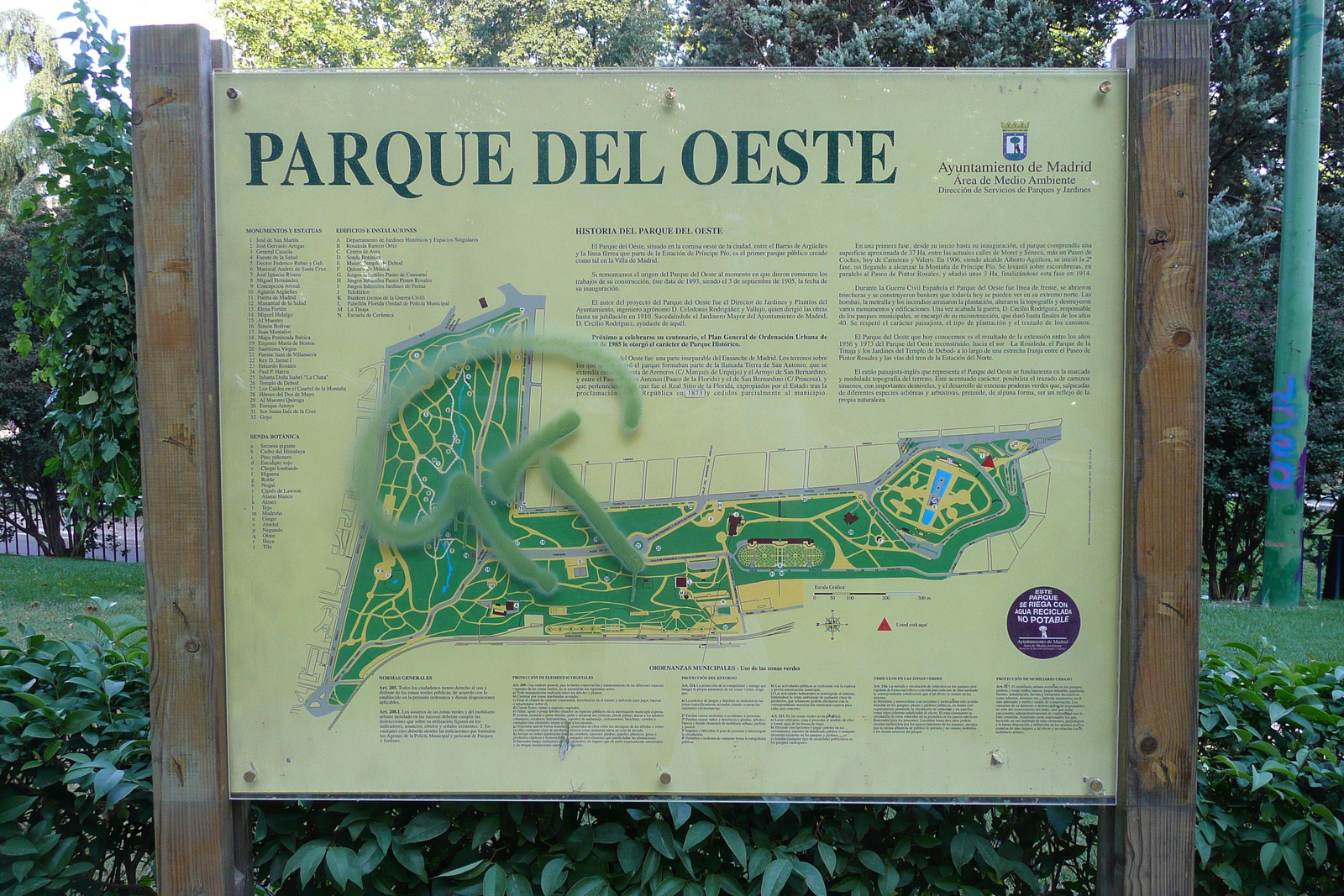 Photo Espagne Madrid Parque del Oeste 2007-09 20