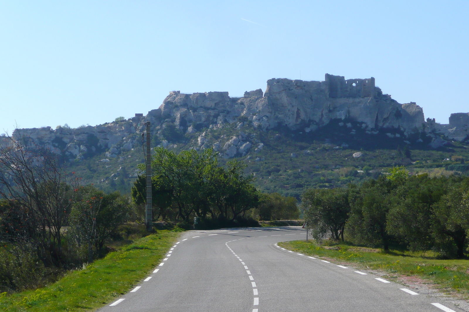 Photo France Provence route de Mouries aux Baux de Provence 2008-04 19