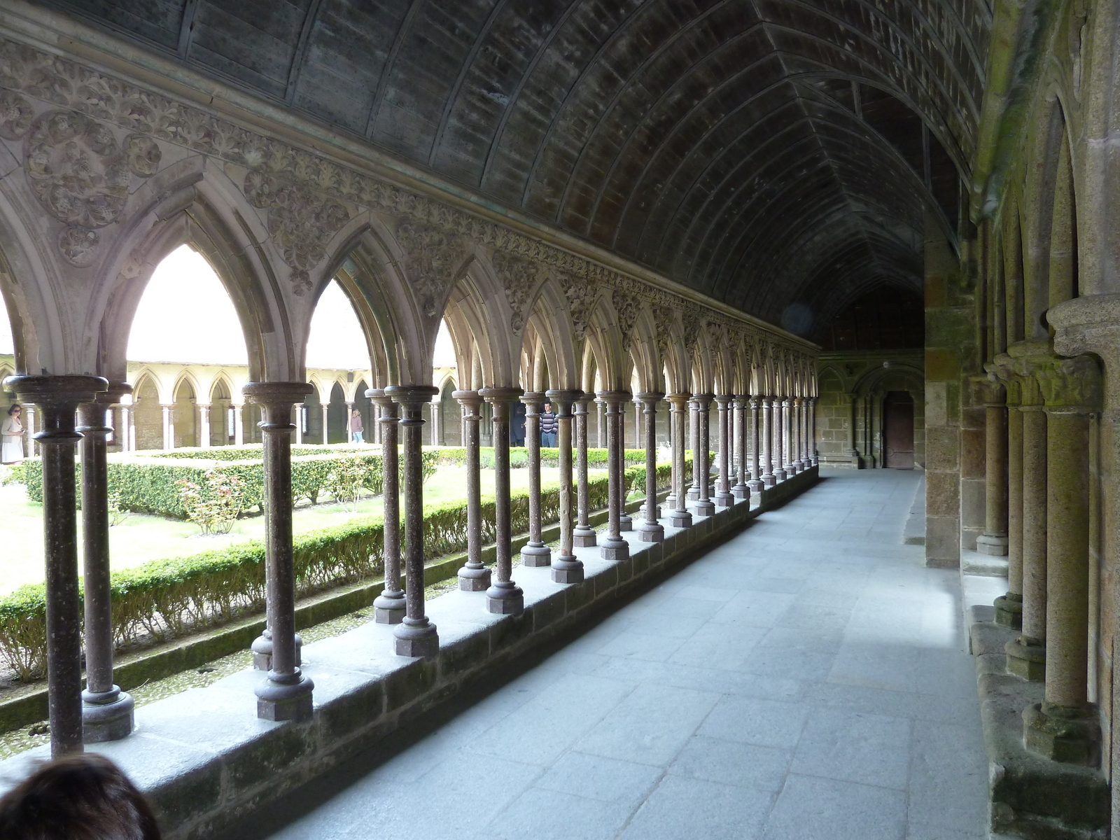Photo France Mont Saint Michel Cloître de l'Abbaye du Mont Saint Michel 2010-04 32